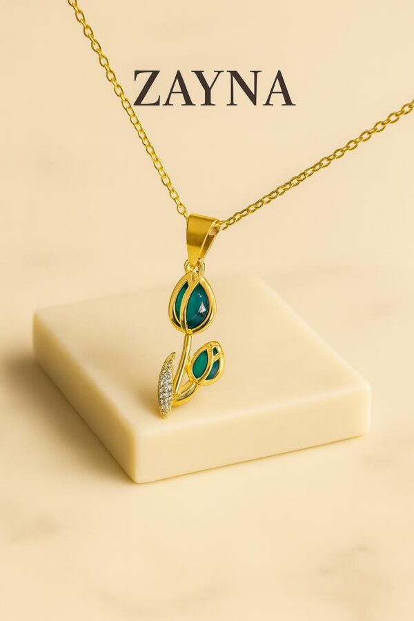 Collier Émeraude d’Atlas